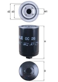 MAHLE OC26 — Масляный фильтр