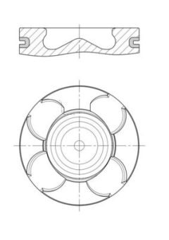 MAHLE 640PI00115000 — Piston motor