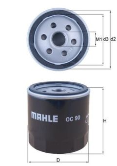 MAHLE OC90 — Масляный фильтр