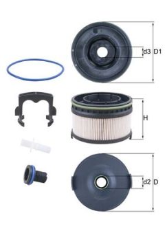 MAHLE KX568KIT — Топливный фильтр