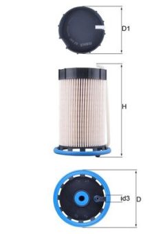 MAHLE KX592 — Filtru combustibil