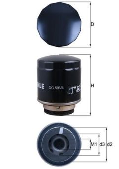 MAHLE OC5934 — Масляный фильтр