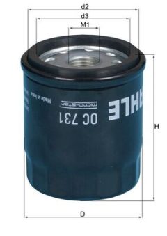 MAHLE OC731 — Масляный фильтр