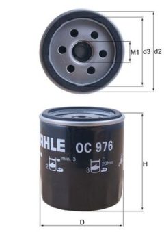 MAHLE OC976 — Масляный фильтр