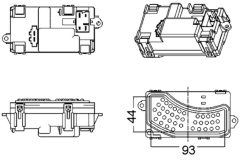 MAHLE ABR5000S — Регулятор оборотов вентилятора печки