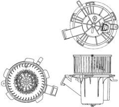 MAHLE AB132000P — Моторчик печки