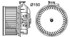 MAHLE AB259000P — Моторчик печки