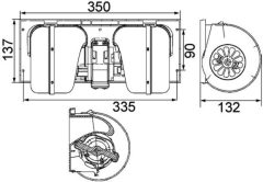 MAHLE AB85000P — Ventilator habitaclu