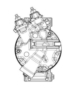 MAHLE ACP654000P — Compresor aer condiționat