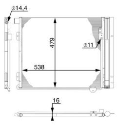 MAHLE AC126000S — Radiator aer condiționat