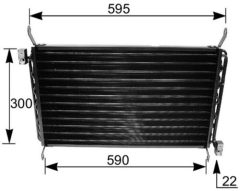 MAHLE AC161000S — Radiator aer condiționat