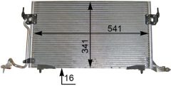 MAHLE AC182000P — Radiator aer condiționat