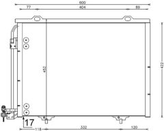 MAHLE AC211001S — Радиатор кондиционера