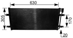 MAHLE AC231000S — Radiator aer condiționat