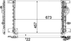 MAHLE AC283000P — Радиатор кондиционера