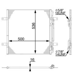 MAHLE AC284000S — Радиатор кондиционера