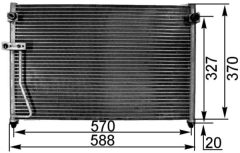 MAHLE AC301000S — Radiator aer condiționat
