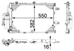 MAHLE AC335000P — Радиатор кондиционера