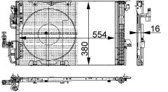 MAHLE AC337000P — Radiator aer condiționat