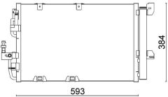 MAHLE AC337000S — Radiator aer condiționat