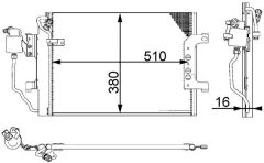 MAHLE AC348000P — Радиатор кондиционера