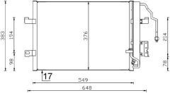 MAHLE AC348000S — Радиатор кондиционера