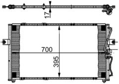 MAHLE AC379000S — Radiator aer condiționat