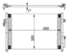 MAHLE AC388000S — Радиатор кондиционера