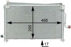 MAHLE AC416000S — Радиатор кондиционера