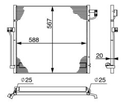 MAHLE AC41000S — Радиатор кондиционера