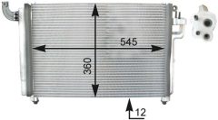 MAHLE AC434000P — Radiator aer condiționat