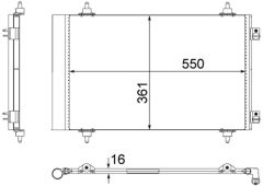 MAHLE AC487000S — Радиатор кондиционера