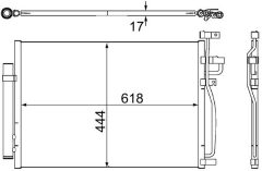 MAHLE AC489000S — Радиатор кондиционера