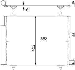 MAHLE AC515000S — Радиатор кондиционера