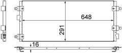 MAHLE AC518000S — Радиатор кондиционера