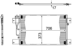 MAHLE AC533000S — Радиатор кондиционера