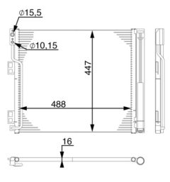MAHLE AC570000S — Радиатор кондиционера