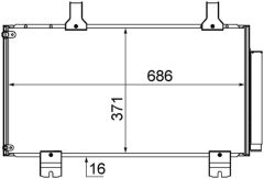 MAHLE AC610000S — Radiator aer condiționat