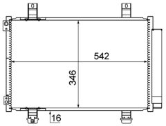 MAHLE AC611000S — Radiator aer condiționat