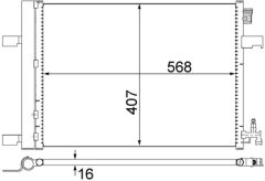 MAHLE AC636000S — Radiator aer condiționat