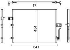 MAHLE AC643000S — Радиатор кондиционера