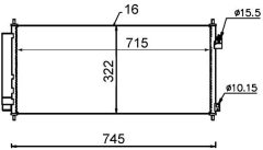 MAHLE AC702000S — Radiator aer condiționat