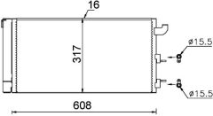 MAHLE AC710000S — Radiator aer condiționat