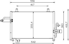 MAHLE AC715000S — Radiator aer condiționat