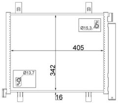 MAHLE AC747000S — Radiator aer condiționat