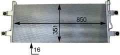 MAHLE AC783000P — Radiator aer condiționat