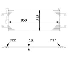 MAHLE AC783000S — Radiator aer condiționat