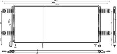 MAHLE AC784000P — Radiator aer condiționat