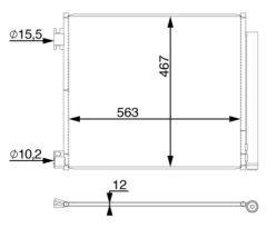 MAHLE AC78000S — Radiator aer condiționat