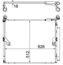 MAHLE AC862000S — Radiator aer condiționat